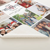 Beste Mutter in der Welt Foto Collage Rosa Herz Sherpadecke (3/4)