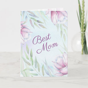 Beste Mutter, Inspirierende Schrift zum Muttertag Karte
