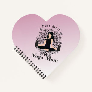 Beste Mutter ist Yoga-Mama-Notizbuch Notizblock