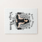 Beste Mutter ist Yoga Mama Puzzle (Horizontal)