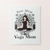 Beste Mutter ist Yoga Mama Puzzle (Vertikal)