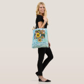 Beste Mutter je 3 Foto Collage Aquamarin Amethyst Tasche (Am Model)