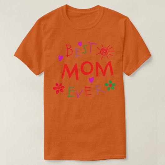 Beste Mutter je 5 T-Shirt (Design vorne)