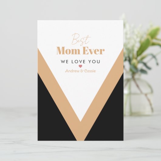 Beste Mutter je Ankündigung (Stehend Vorderseite)