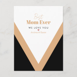 Beste Mutter je Ankündigungspostkarte