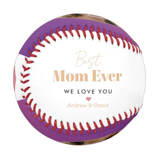 Beste Mutter je Baseball (Vorderseite Links)
