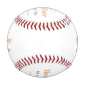 Beste Mutter je Baseball (Rückseite)