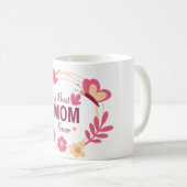 Beste Mutter je blühte Kaffeemaschine Tasse (VorderseiteRechts)