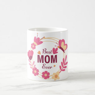 Beste Mutter je blühte Kaffeemaschine Tasse