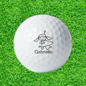 Beste Mutter je Doodle Golfball