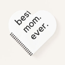 Beste Mutter. je dunkel. Notizblock