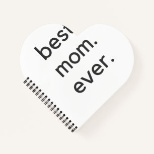Beste Mutter. je dunkel. Notizblock