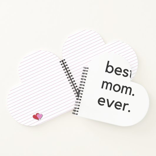 Beste Mutter. je dunkel. Notizblock (Innenseite)