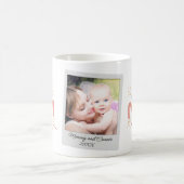Beste Mutter je ein Polaroid-Foto mit handgeschrie Kaffeetasse (Mittel)