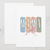 Beste Mutter je Einladung (Vorne/Hinten)