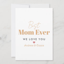 Beste Mutter je Einladung