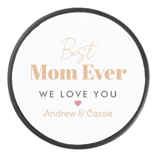 Beste Mutter je Eishockey Puck (Vorderseite)