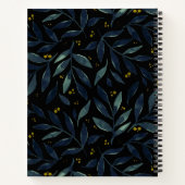 Beste Mutter je elegante Blumenäste Notizblock (Rückseite)