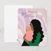 Beste Mutter je Feiertagskarte (Vorne/Hinten)