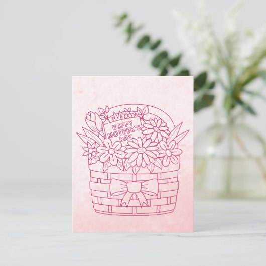 Beste Mutter je Feiertagskarte (Stehend Vorderseite)