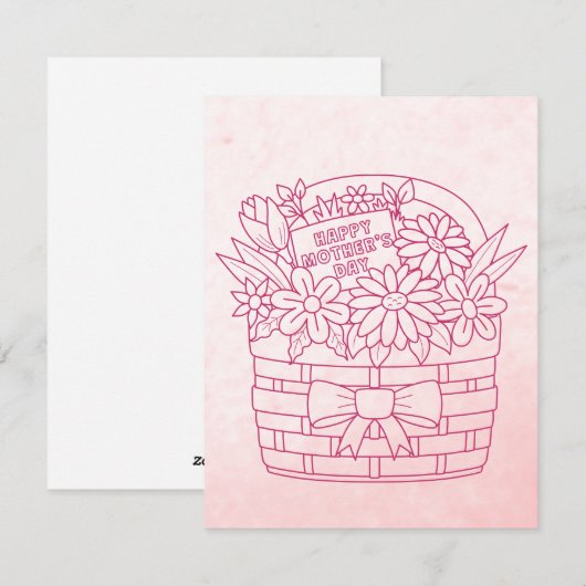 Beste Mutter je Feiertagskarte (Vorne/Hinten)