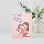 Beste Mutter je Feiertagskarte (Stehend Vorderseite)