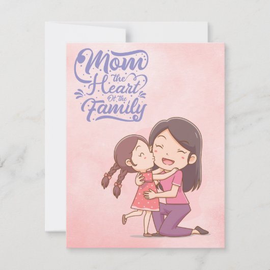 Beste Mutter je Feiertagskarte (Vorderseite)