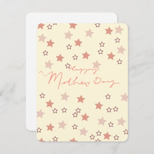 Beste Mutter je Feiertagskarte (Vorne/Hinten)