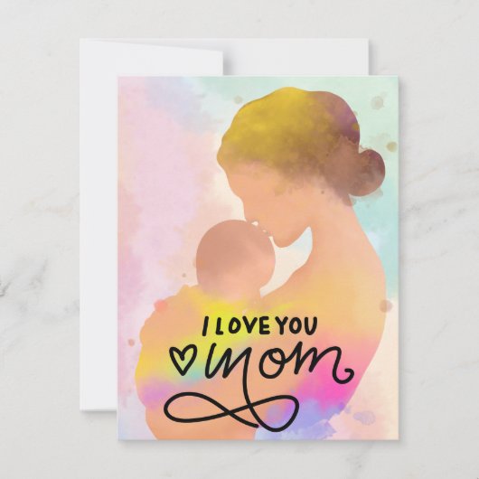 Beste Mutter je Feiertagskarte (Vorderseite)