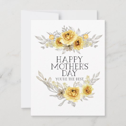 Beste Mutter je Feiertagskarte (Vorderseite)