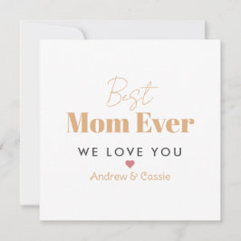 Beste Mutter je Feiertagskarte