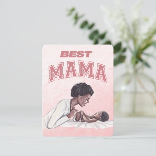 Beste Mutter je Feiertagskarte (Stehend Vorderseite)