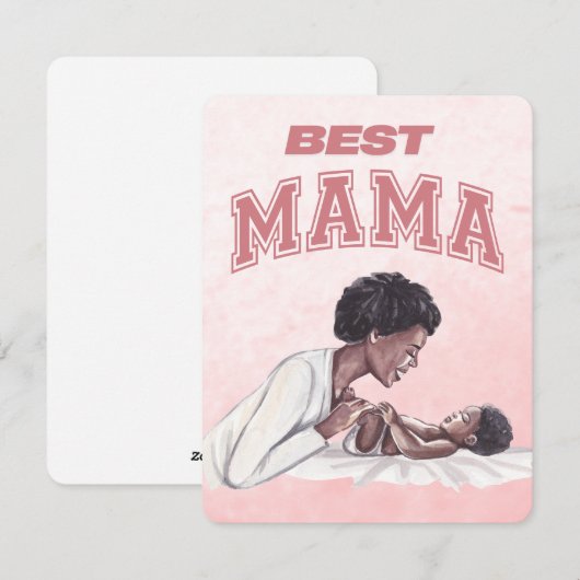 Beste Mutter je Feiertagskarte (Vorne/Hinten)