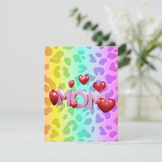 Beste Mutter je Feiertagskarte (Stehend Vorderseite)