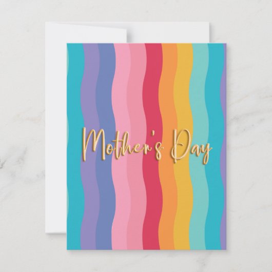 Beste Mutter je Feiertagskarte (Vorderseite)