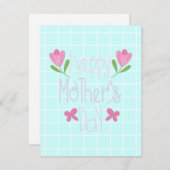 Beste Mutter je Feiertagskarte (Vorne/Hinten)