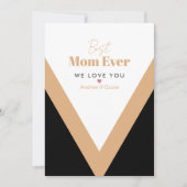 Beste Mutter je Feiertagskarte (Vorderseite)