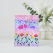 Beste Mutter je Feiertagskarte (Stehend Vorderseite)