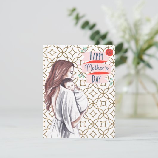 Beste Mutter je Feiertagskarte (Stehend Vorderseite)