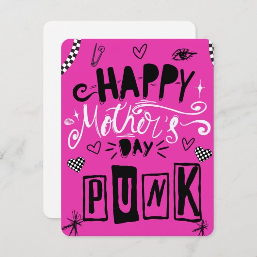 Beste Mutter je Feiertagskarte (Vorne/Hinten)