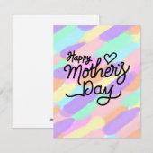 Beste Mutter je Feiertagskarte (Vorne/Hinten)