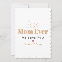 Beste Mutter je Feiertagskarte