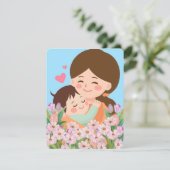 Beste Mutter je Feiertagskarte (Stehend Vorderseite)