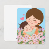 Beste Mutter je Feiertagskarte (Vorne/Hinten)