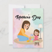 Beste Mutter je Feiertagskarte (Vorderseite)