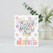 Beste Mutter je Feiertagskarte (Stehend Vorderseite)