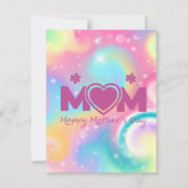 Beste Mutter je Feiertagskarte (Vorderseite)