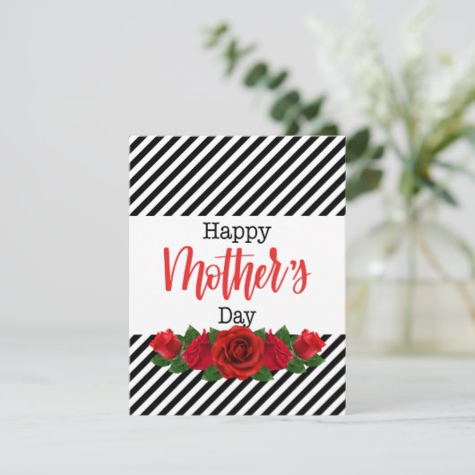 Beste Mutter je Feiertagskarte (Stehend Vorderseite)