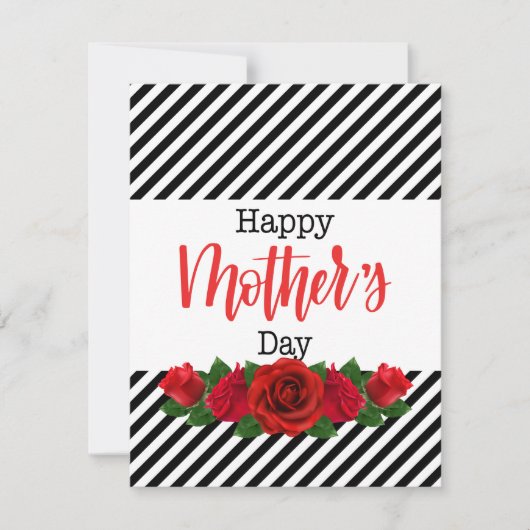 Beste Mutter je Feiertagskarte (Vorderseite)