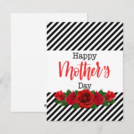 Beste Mutter je Feiertagskarte (Vorne/Hinten)